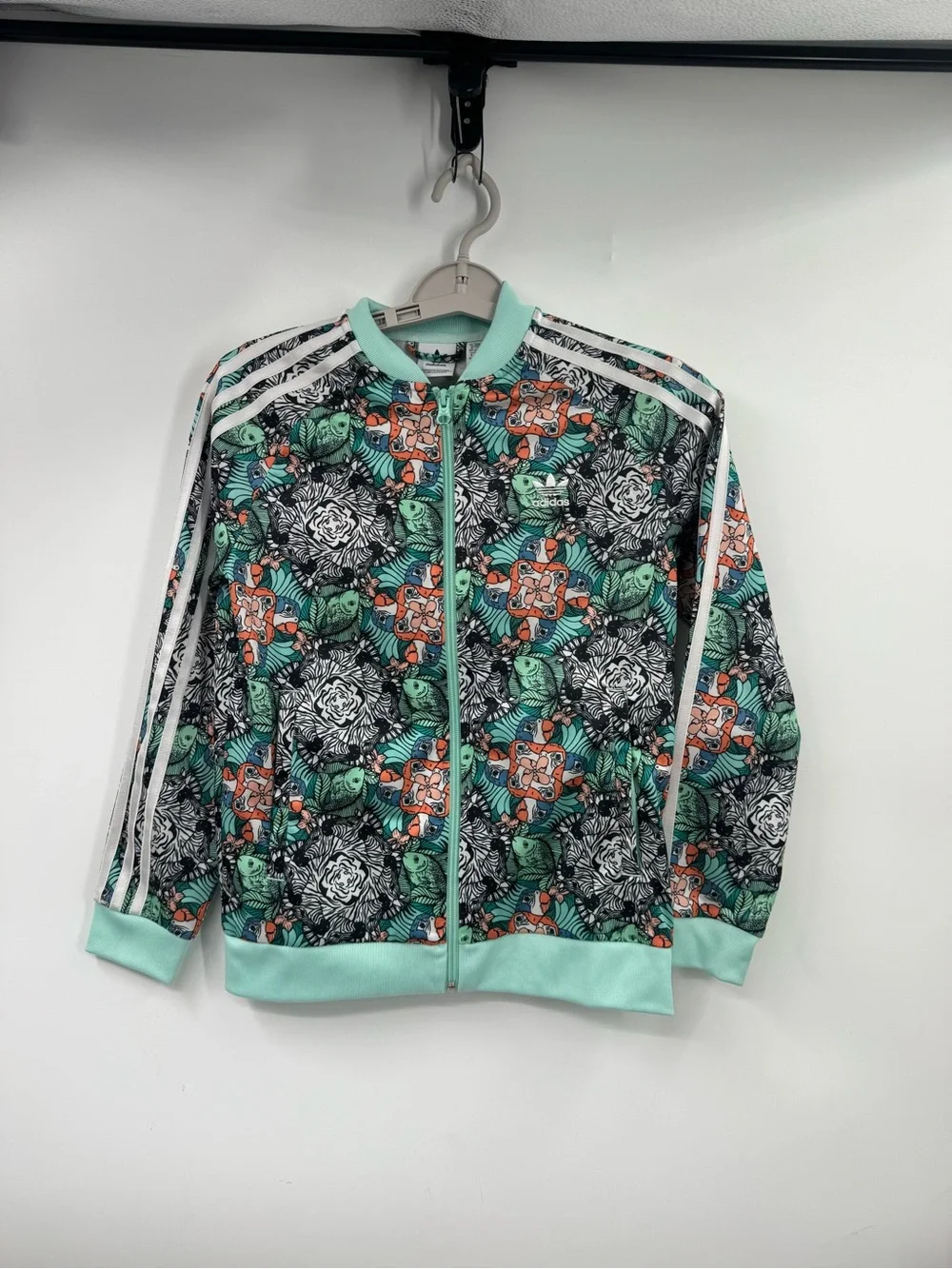 Adidas Originals SST Superstar Track Jacket Youth M Zoo Full Zip Stripes